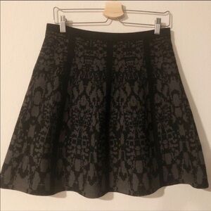 NWOT Spense black gray knit skirt